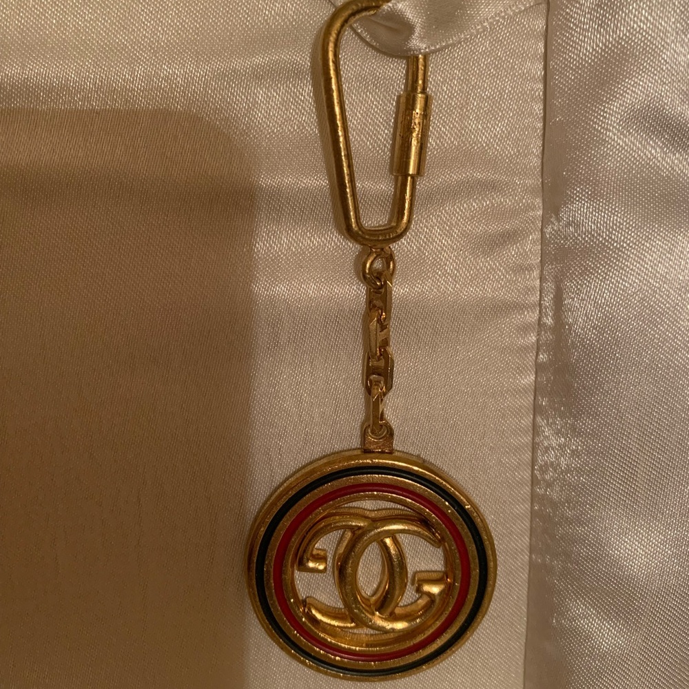 Authentic Gucci Gg Monogram Keychain Vintage - image 3